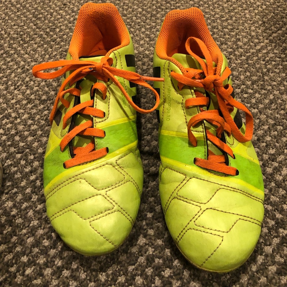 Adidas youth male cleats size 3.5